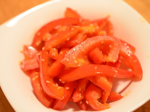 あと1品欲しい時!簡単炒めるだけ!パプリカの炒め物